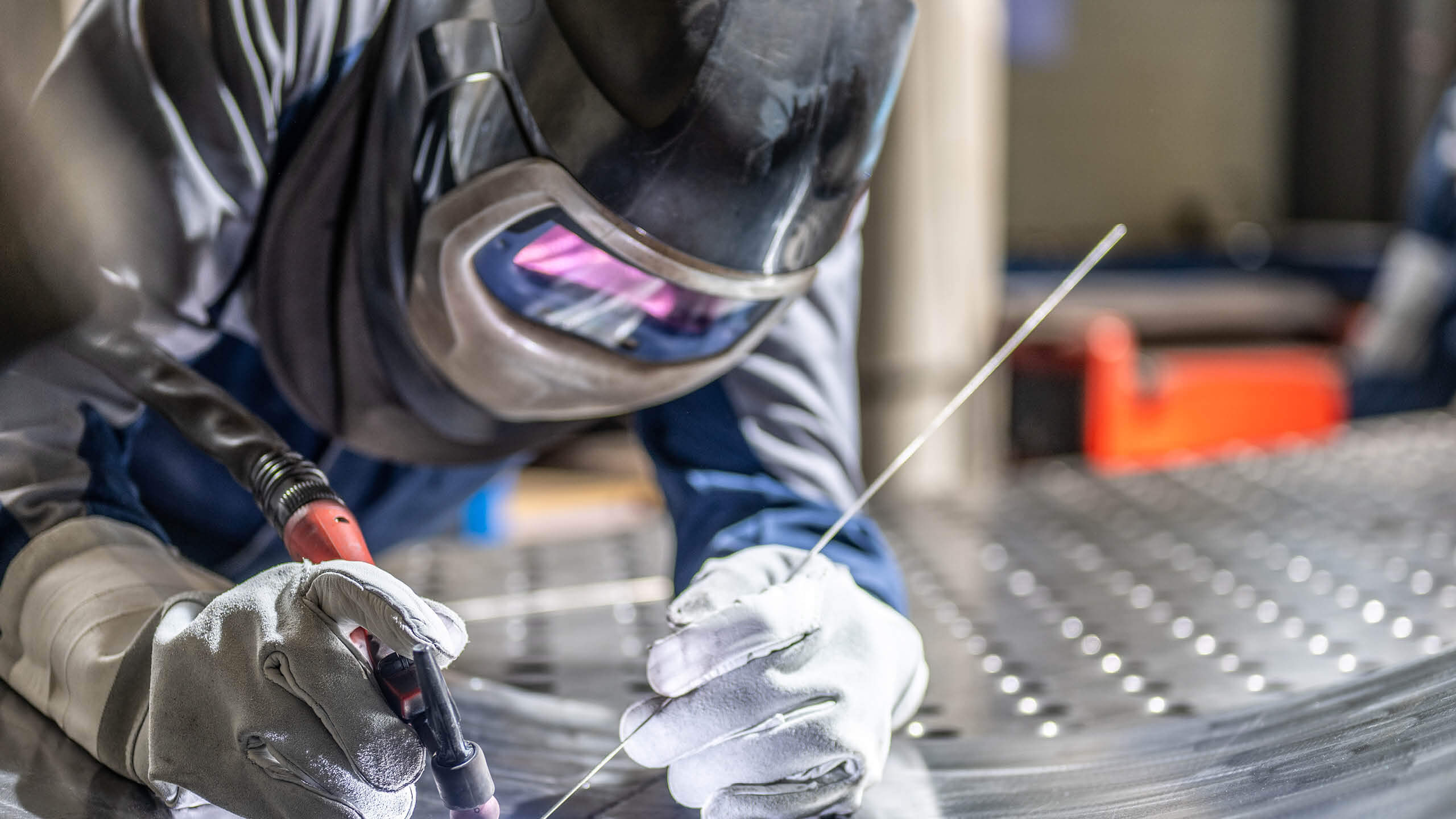 Worker safety welding