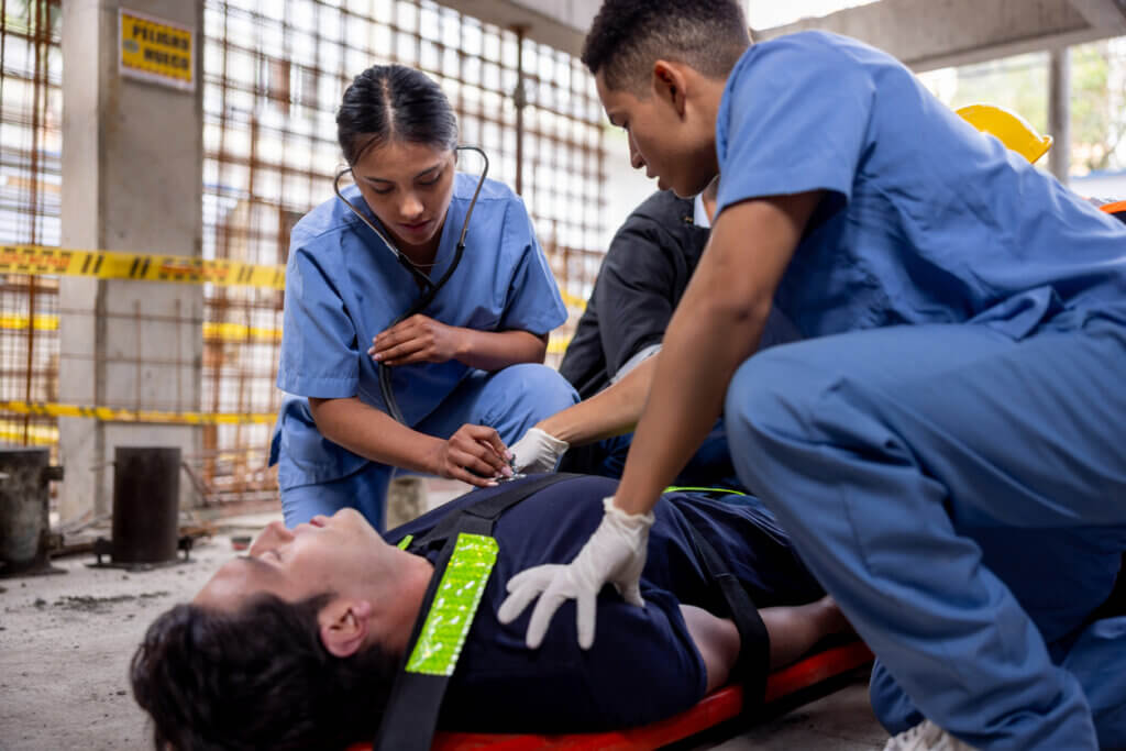 Mobile services nurses stretcher