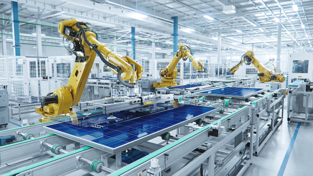 manufacturing and industrial robot automation