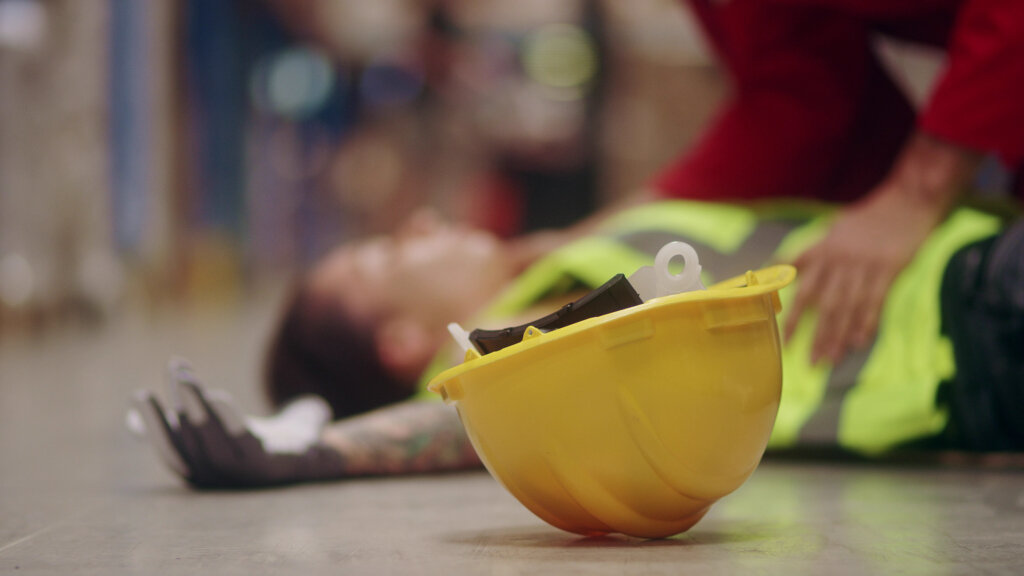 Construction worker injury