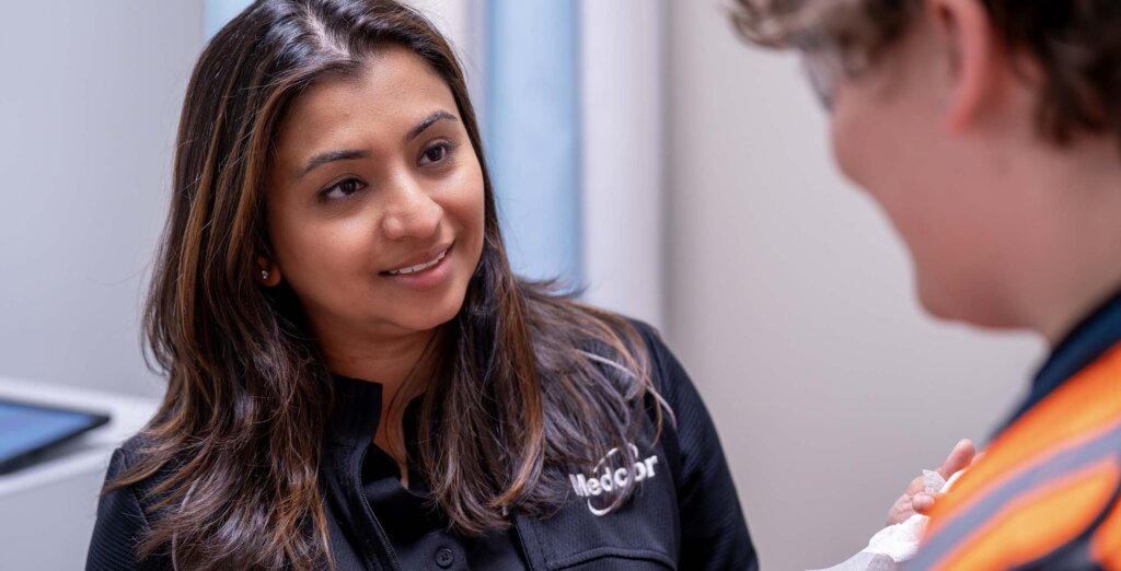 Nurse at Medcor advanced care clinic